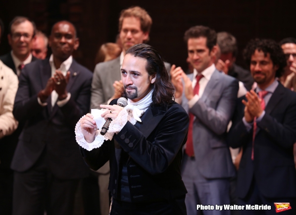 Photo Coverage: History is Happening- HAMILTON Cast Takes Opening Night Bows Image