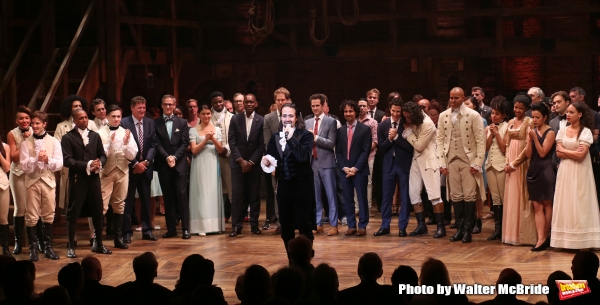 Photo Coverage: History is Happening- HAMILTON Cast Takes Opening Night Bows Image