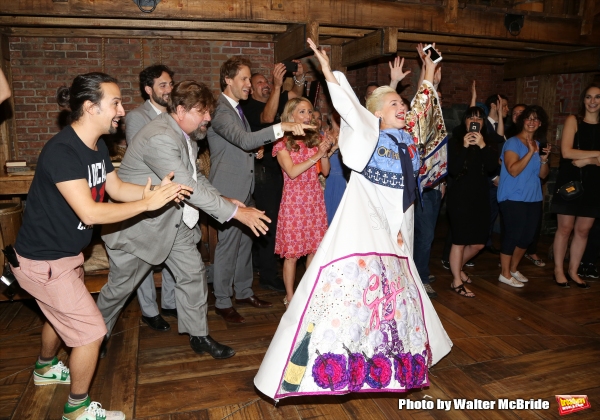 Lin-Manuel Miranda and Betsy Struxness with company Photo