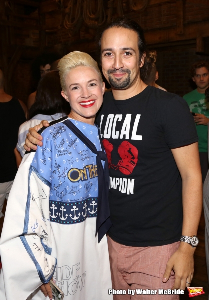 Betsy Struxness and Lin-Manuel Miranda Photo