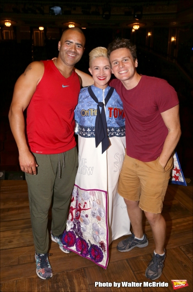 Christopher Jackson, Betsy Struxness and Jonathan Groff Photo