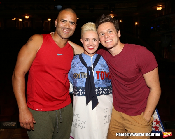 Christopher Jackson, Betsy Struxness and Jonathan Groff Photo