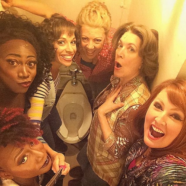 Photo Flash: Saturday Intermission Pics, 8/08 - KINKY BOOTS Celebrates HAMILTON's Opening, Plus SOMETHING ROTTEN!, PIPPIN, and More Image