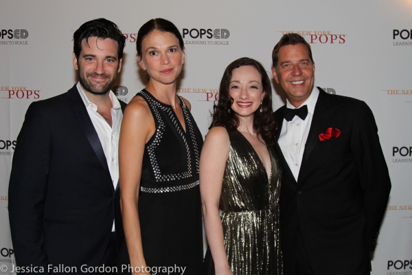 Colin Donnell, Sutton Foster, Megan McGinnis and Steven Reineke Photo