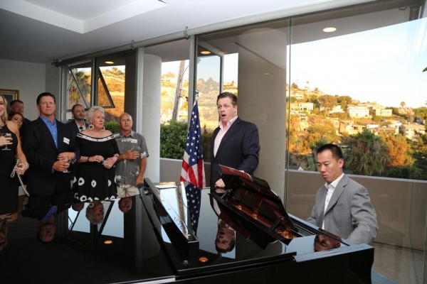 Photo Flash: Tenor Anthony Kearns Headlines Private Concert for Wells of Life Charity in California 