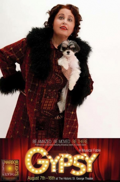 Photo Flash: Tinkerbelle the Dog Stars as 'Chowsie' in GYPSY at Harbor Lights Theater Image