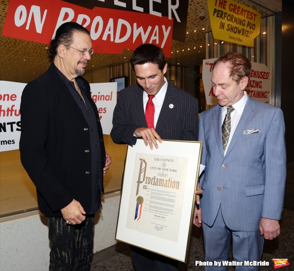 Photo Coverage: Penn & Teller Honored with Proclamation from City of New York! Image