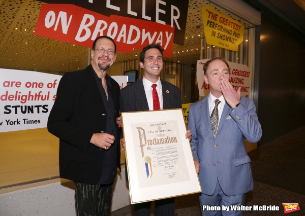 Photo Coverage: Penn & Teller Honored with Proclamation from City of New York! Image