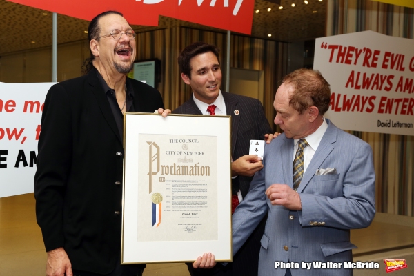 Photo Coverage: Penn & Teller Honored with Proclamation from City of New York! Image