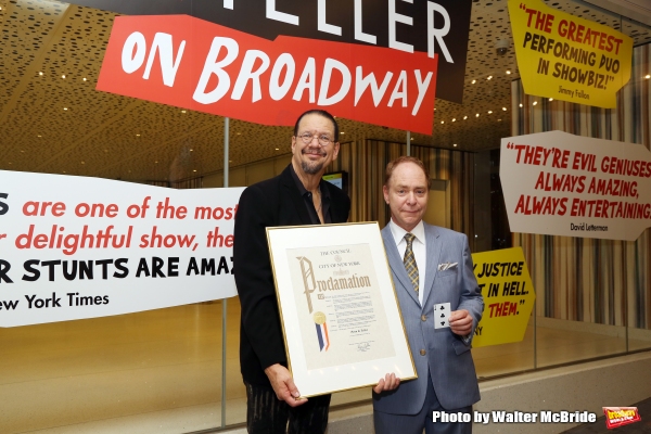 Photo Coverage: Penn & Teller Honored with Proclamation from City of New York! Image