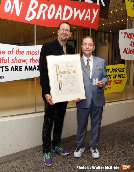 Photo Coverage: Penn & Teller Honored with Proclamation from City of New York! Image