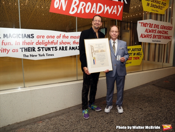 Photo Coverage: Penn & Teller Honored with Proclamation from City of New York! Image
