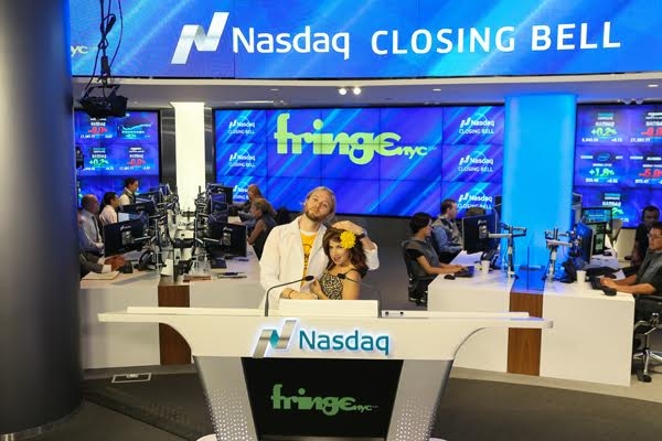Photo Flash: FringeNYC's 2015 Shows Ring the NASDAQ Closing Bell Image