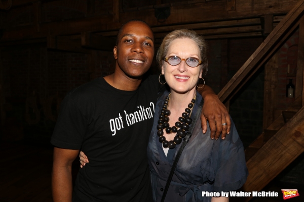Exclusive Photo Coverage: Meryl Streep Stops By Richard Rodgers to Catch HAMILTON! Image