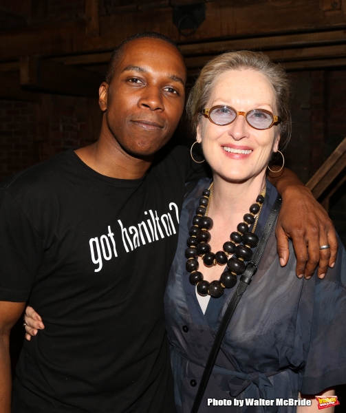 Exclusive Photo Coverage: Meryl Streep Stops By Richard Rodgers to Catch HAMILTON! Image