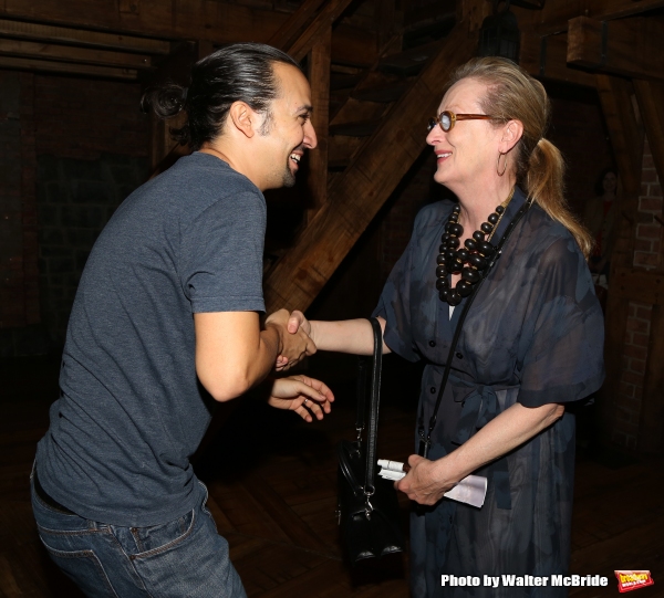 Exclusive Photo Coverage: Meryl Streep Stops By Richard Rodgers to Catch HAMILTON! Image