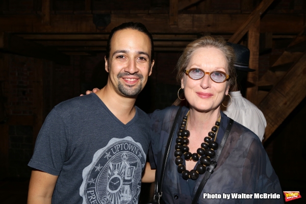 Exclusive Photo Coverage: Meryl Streep Stops By Richard Rodgers to Catch HAMILTON! Image