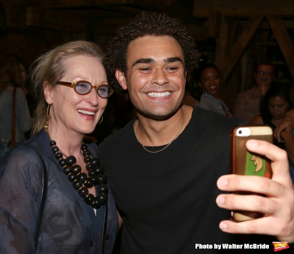 Exclusive Photo Coverage: Meryl Streep Stops By Richard Rodgers to Catch HAMILTON! Image