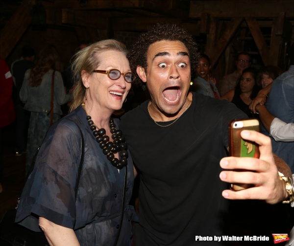 Exclusive Photo Coverage: Meryl Streep Stops By Richard Rodgers to Catch HAMILTON! Image