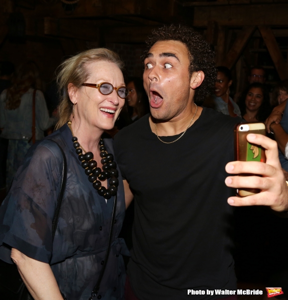 Exclusive Photo Coverage: Meryl Streep Stops By Richard Rodgers to Catch HAMILTON! Image
