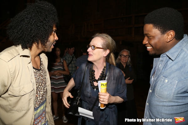 Exclusive Photo Coverage: Meryl Streep Stops By Richard Rodgers to Catch HAMILTON! Image
