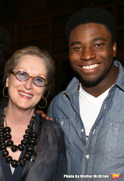 Exclusive Photo Coverage: Meryl Streep Stops By Richard Rodgers to Catch HAMILTON! Image