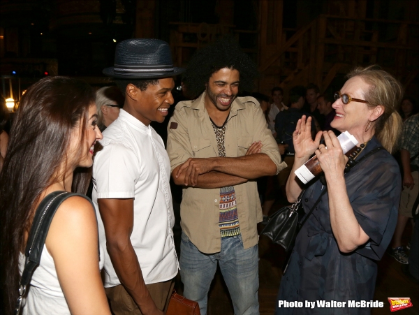 Exclusive Photo Coverage: Meryl Streep Stops By Richard Rodgers to Catch HAMILTON! Image