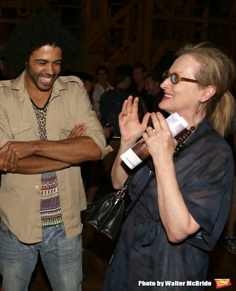 Exclusive Photo Coverage: Meryl Streep Stops By Richard Rodgers to Catch HAMILTON! Image