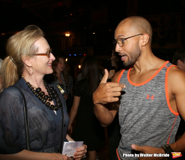 Exclusive Photo Coverage: Meryl Streep Stops By Richard Rodgers to Catch HAMILTON! Image