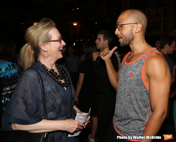 Exclusive Photo Coverage: Meryl Streep Stops By Richard Rodgers to Catch HAMILTON! Image