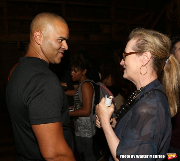 Exclusive Photo Coverage: Meryl Streep Stops By Richard Rodgers to Catch HAMILTON! Image