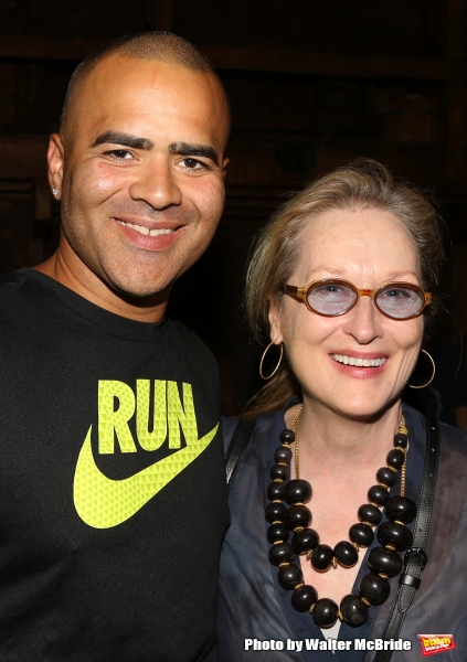 Exclusive Photo Coverage: Meryl Streep Stops By Richard Rodgers to Catch HAMILTON! Image