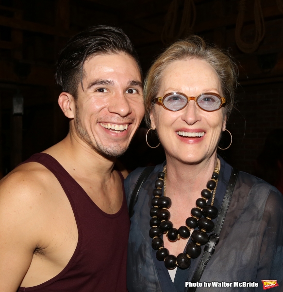 Exclusive Photo Coverage: Meryl Streep Stops By Richard Rodgers to Catch HAMILTON! Image