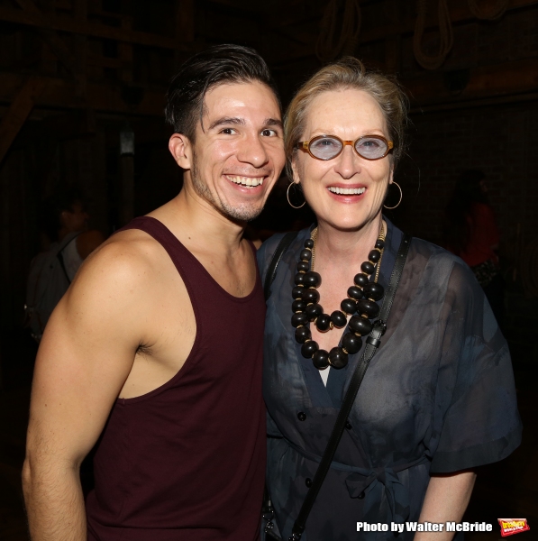 Exclusive Photo Coverage: Meryl Streep Stops By Richard Rodgers to Catch HAMILTON! Image