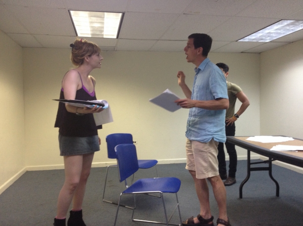 Photo Flash: In Rehearsal for THE GOD GAFFE at FringeNYC Image
