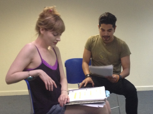 Photo Flash: In Rehearsal for THE GOD GAFFE at FringeNYC Image