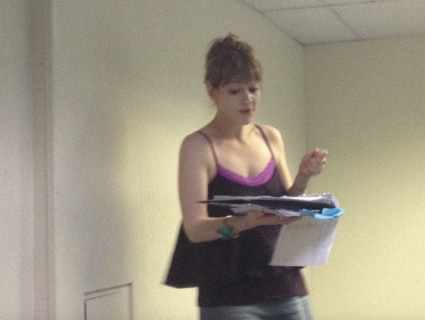 Photo Flash: In Rehearsal for THE GOD GAFFE at FringeNYC Image