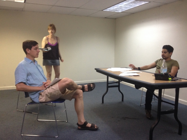 Photo Flash: In Rehearsal for THE GOD GAFFE at FringeNYC Image