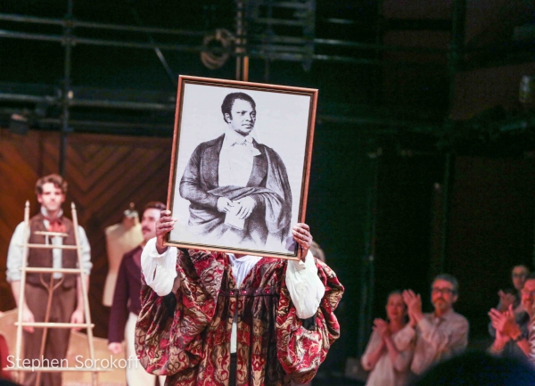 John Douglas Thompson & Portrait of Ira Aldridge Photo