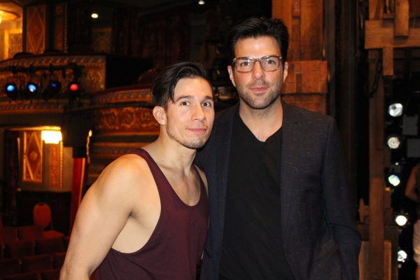 Photo Coverage: HAMILTON Gets Starry! Denzel Washington, Aziz Ansari, Zachary Quinto, and Ann Curry Chill with HAMILTON Cast Image