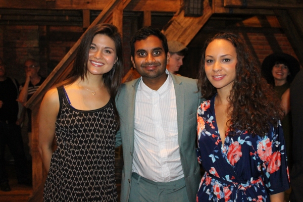 Photo Coverage: HAMILTON Gets Starry! Denzel Washington, Aziz Ansari, Zachary Quinto, and Ann Curry Chill with HAMILTON Cast Image