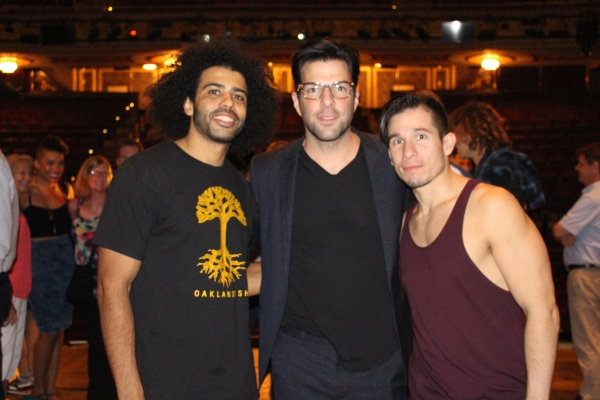 Photo Coverage: HAMILTON Gets Starry! Denzel Washington, Aziz Ansari, Zachary Quinto, and Ann Curry Chill with HAMILTON Cast Image