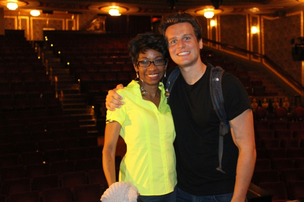 Photo Coverage: HAMILTON Gets Starry! Denzel Washington, Aziz Ansari, Zachary Quinto, and Ann Curry Chill with HAMILTON Cast Image