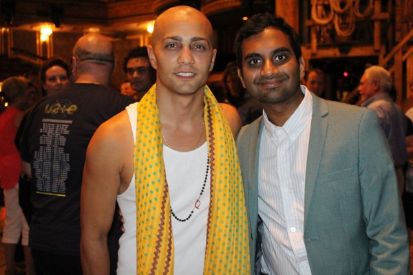 Photo Coverage: HAMILTON Gets Starry! Denzel Washington, Aziz Ansari, Zachary Quinto, and Ann Curry Chill with HAMILTON Cast Image