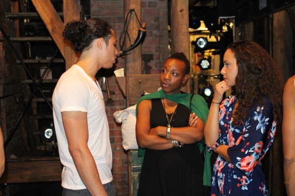 Photo Coverage: HAMILTON Gets Starry! Denzel Washington, Aziz Ansari, Zachary Quinto, and Ann Curry Chill with HAMILTON Cast Image