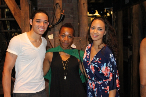 Photo Coverage: HAMILTON Gets Starry! Denzel Washington, Aziz Ansari, Zachary Quinto, and Ann Curry Chill with HAMILTON Cast Image