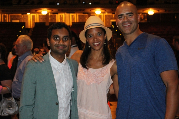 Photo Coverage: HAMILTON Gets Starry! Denzel Washington, Aziz Ansari, Zachary Quinto, and Ann Curry Chill with HAMILTON Cast Image