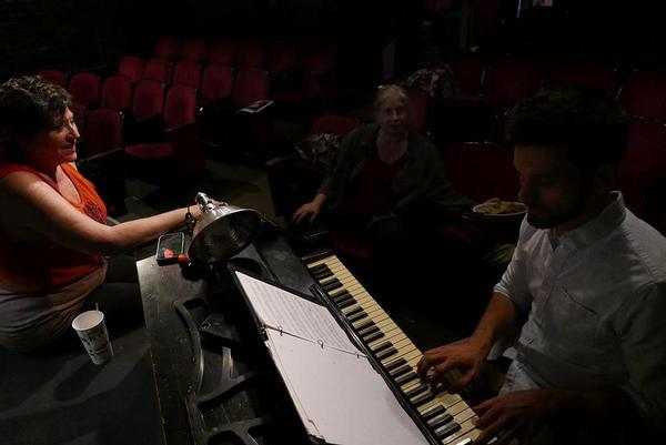 Photo Flash: In Rehearsal for Musical Ghost Story BETWEEN PRETTY PLACES at 13th Street Rep 