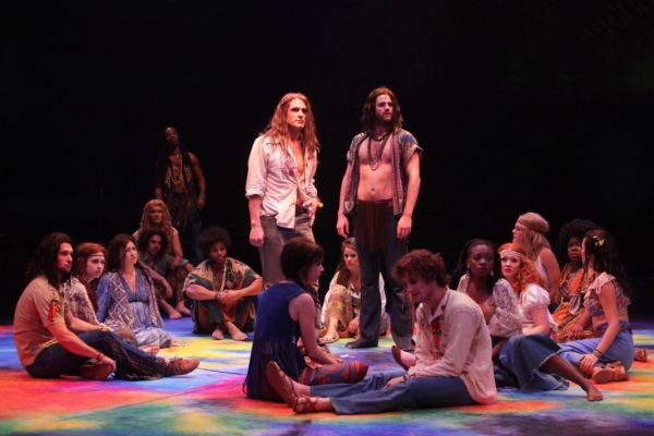 Photo Flash: First Look at Stephanie Mieko Cohen, Laura D'Andre, Peter Saide, Oliver Thornton and More in HAIR at Music Circus Image