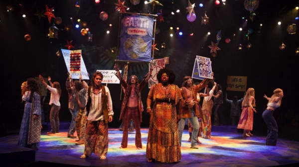 Photo Flash: First Look at Stephanie Mieko Cohen, Laura D'Andre, Peter Saide, Oliver Thornton and More in HAIR at Music Circus Image